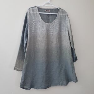 Flax Linen Long Sleeve Tunic